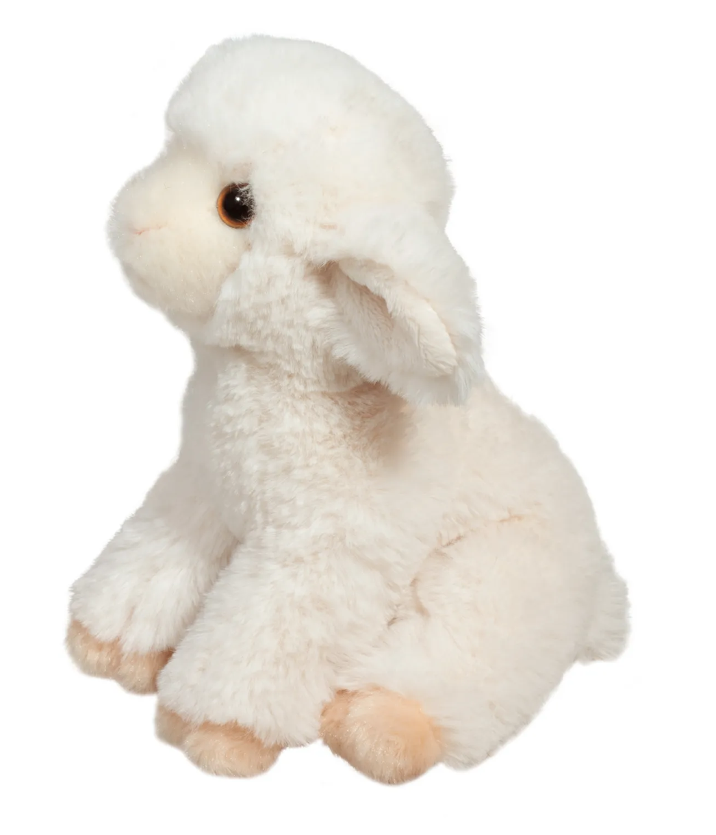 Douglas Mini Dollie Lamb Soft Stuffed Animal Plush - 6 Inch