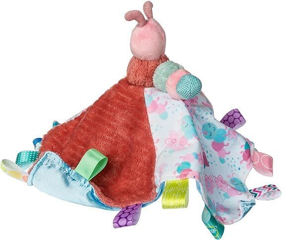 Mary Meyer Taggies Soothing Sensory Security Blanket, Camilla Caterpillar, 13"