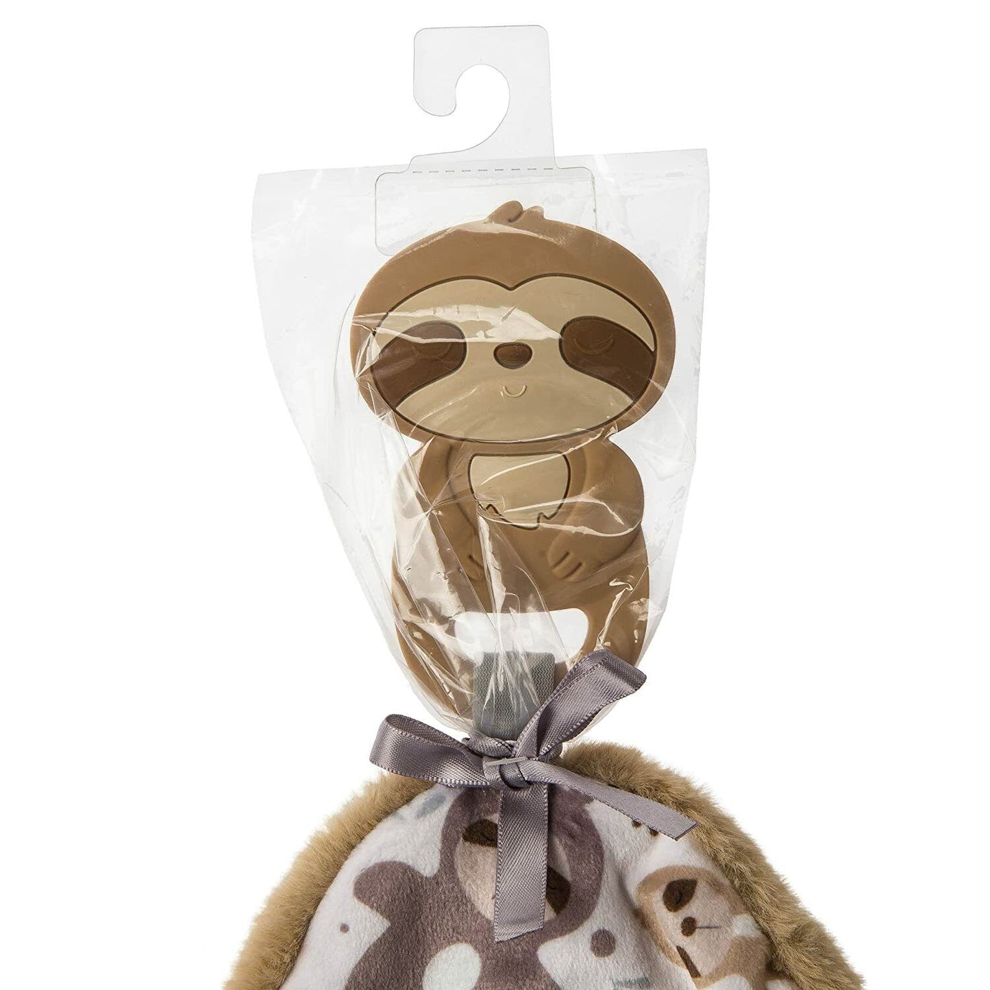 Mary Meyer Chewy Crew Soothing Baby Teether Lovey, 10-Inches, Sloth