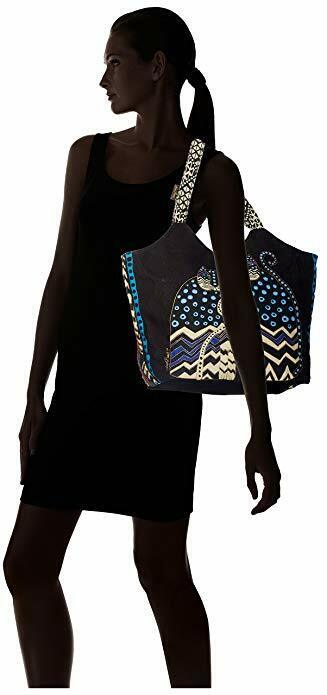 Laurel Burch Polka Dot Gatos Scoop Tote