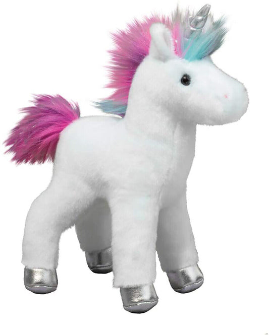 Douglas Tandy Rainbow Mini Unicorn Plush Stuffed Animal, 8"