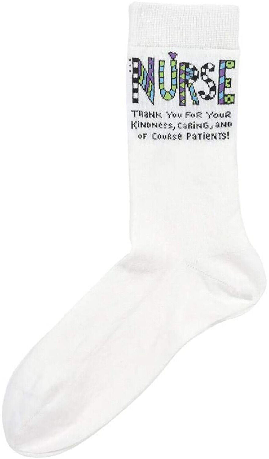 Enesco Our Name Is Mud Cuppa Doodle Nurse Socks