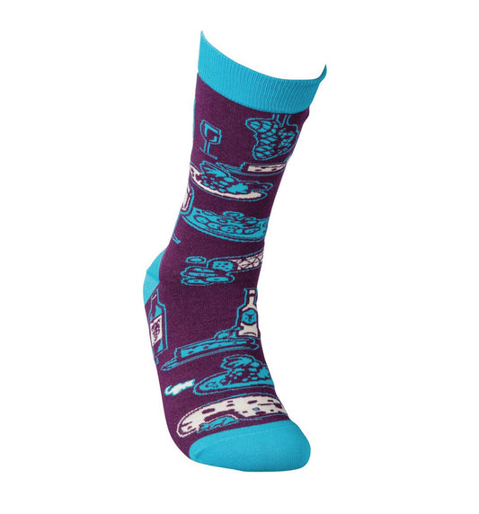 Primitives by Kathy Socks "If You Can Read This Bring More Wine" Unisex Adult