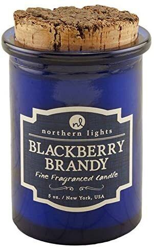 Northern Lights Candles Spirit Jar Candle, 5 oz, BlackBerry Brandy