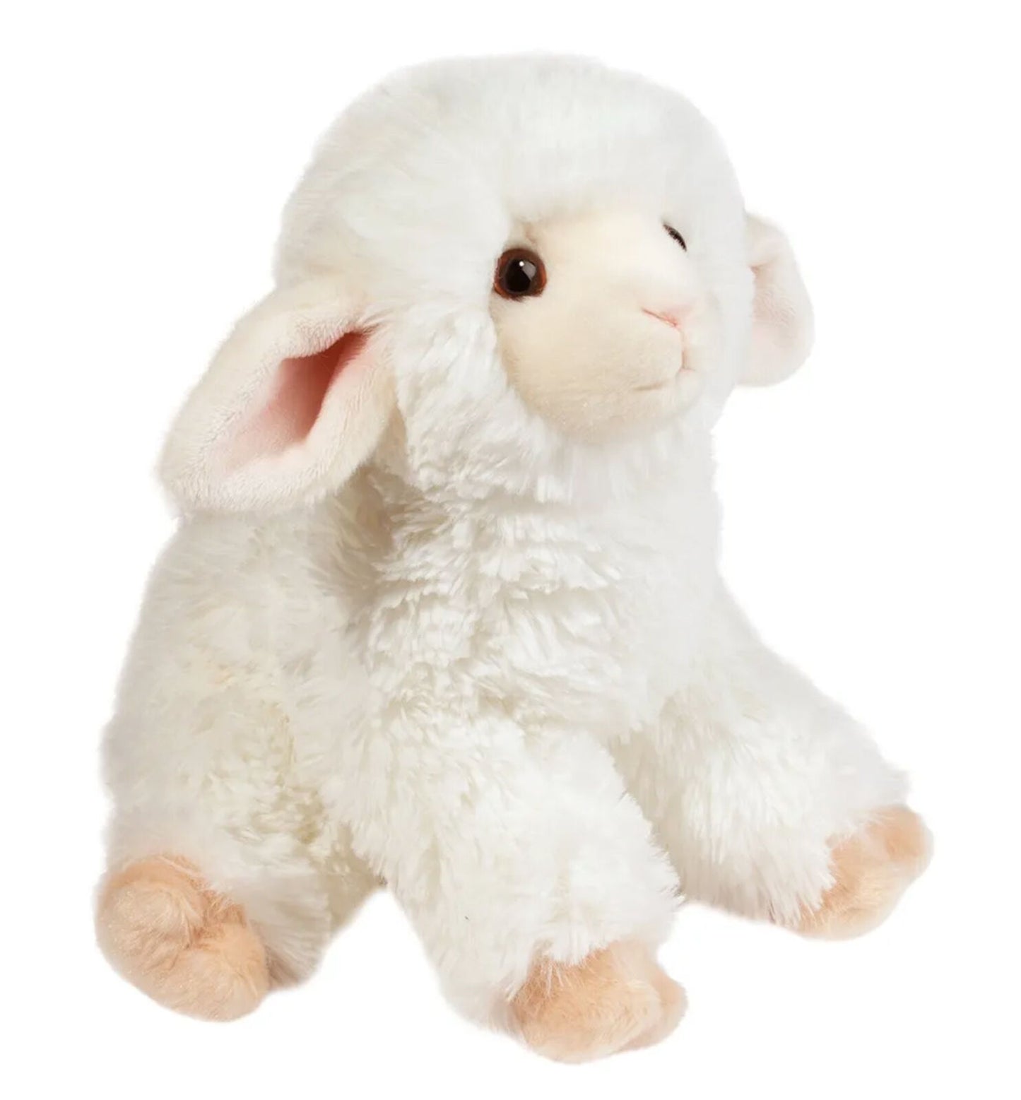 Douglas Dollie Soft Lamb Plush Stuffed Animal, 9.5" sitting