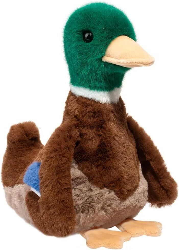 Desie Mallard Duck Plush Stuffed Animal Toy, 10 inches