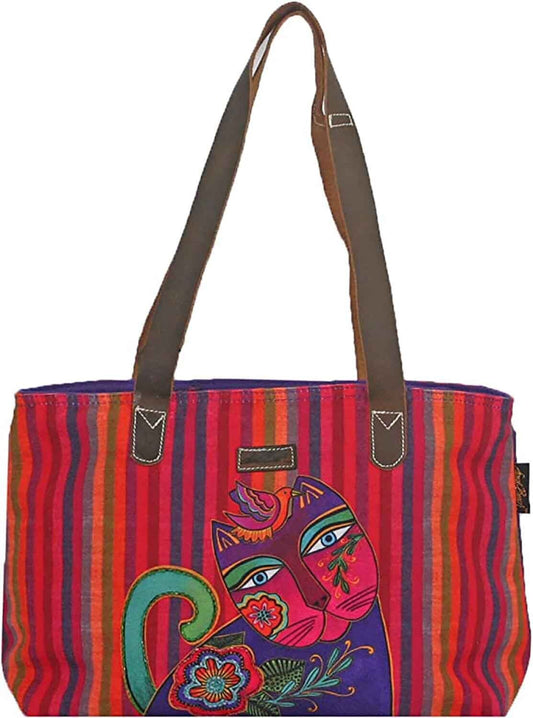 Laurel Burch Elena Medium Tote Bag, 16”x 6”x 10”
