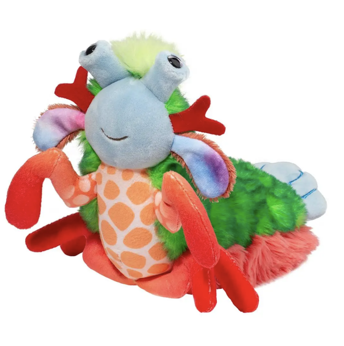 Douglas Punchie Peacock Mantis Shrimp Plush Stuffed Animal Toy, 10 Inch