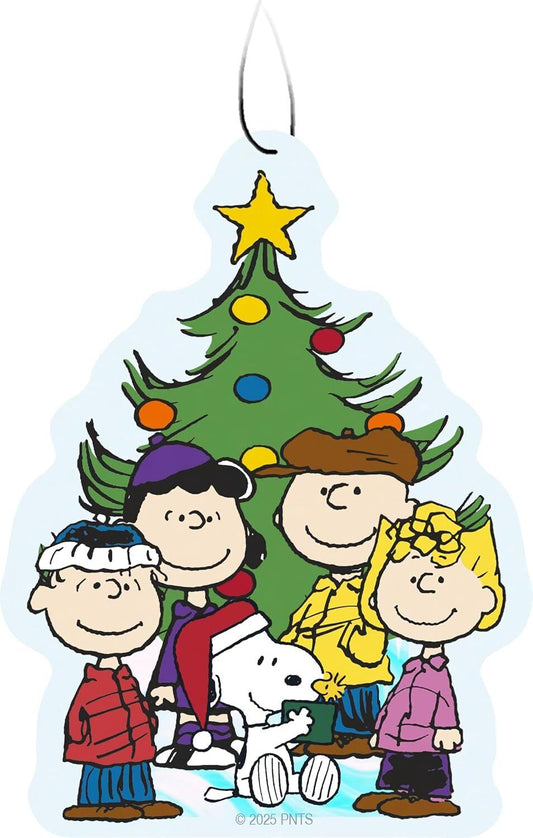 Spoontiques Peanuts Christmas Holiday Air Freshener (3-Pack) for Cars and Trucks