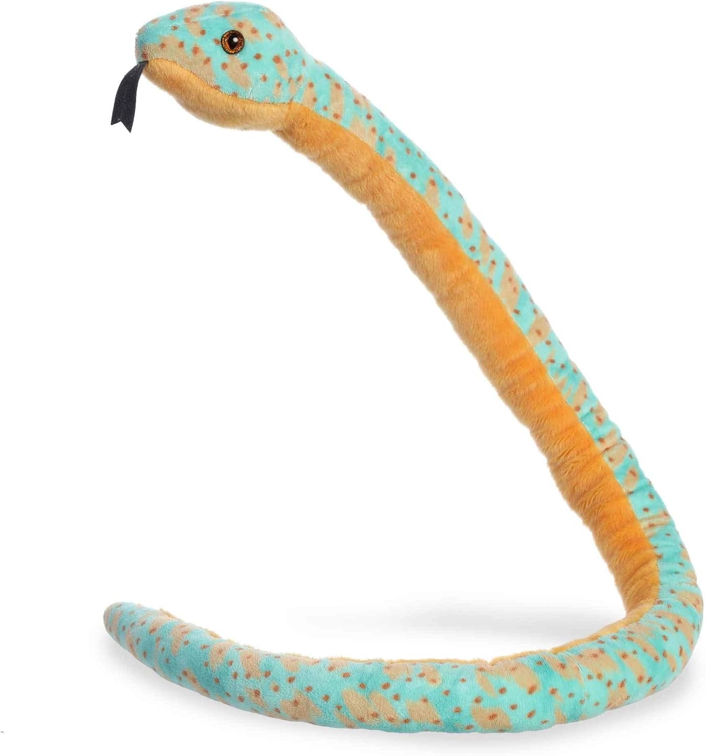 Aurora® Playful Mint Speckled Snake Stuffed Animal, Green & Yellow, 50 inches