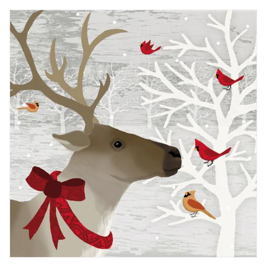 Paperproducts Design Decorative Beverage Paper Napkins Liz Leines - Deer Friends