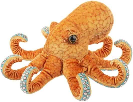 Heritage  Ganz Seaside Octopus, Orange, 10- inch Width
