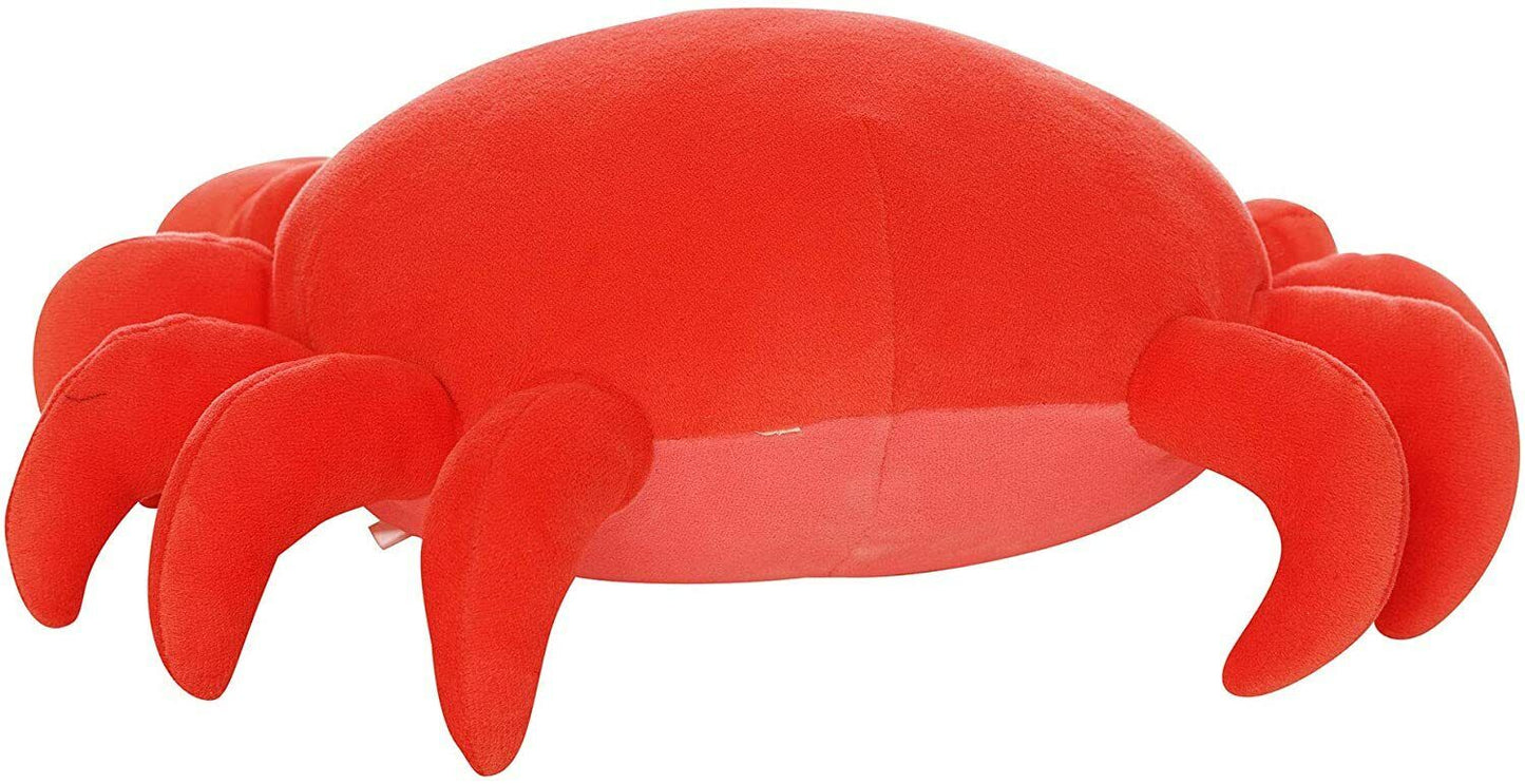 Manhattan Toy Crabby Abby Velveteen Sea Life Toy Shark Stuffed Animal, 12"