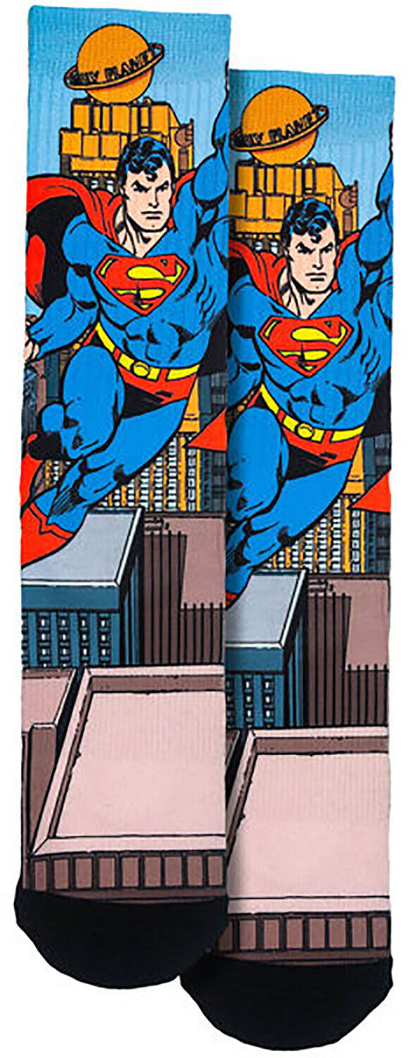 Spoontiques Fun Crew Socks, One Size Fits Most - Superman