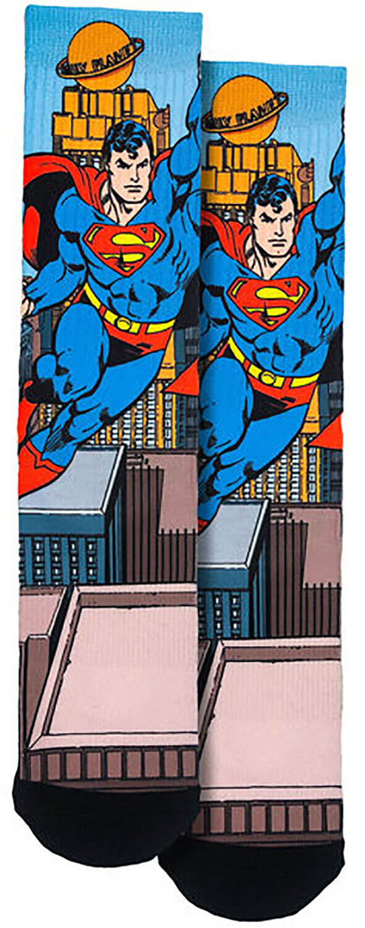 Spoontiques Fun Crew Socks, One Size Fits Most - Superman