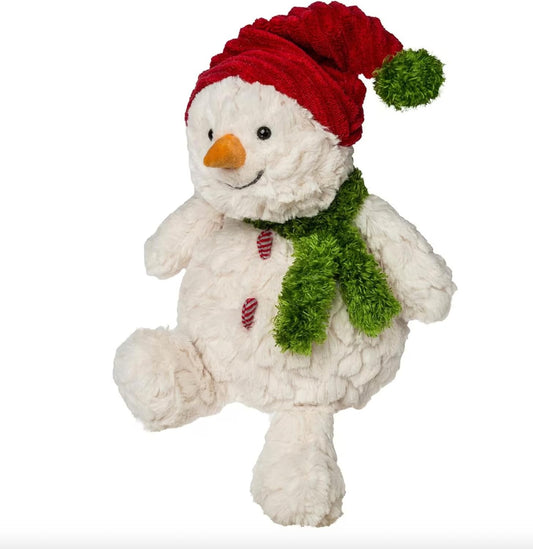 Mary Meyer Stuffed Animal Putty Collection Soft Toy, 12", Let it Snow Snowman