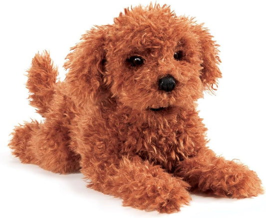 Folkmanis Toy Poodle Puppy Hand Puppet, Brown, 19"