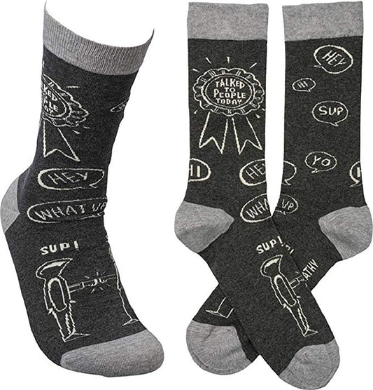 Primitives By Kathy Socks Talked To People Today