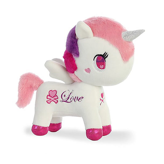 Aurora World Tokidoki Lolopessa Unicorno Basic Plush, Multicolor, Small, 7.5"