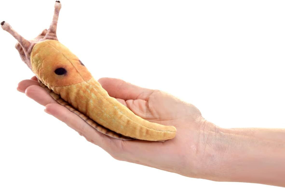 Folkmanis Mini Banana Slug Finger Puppet