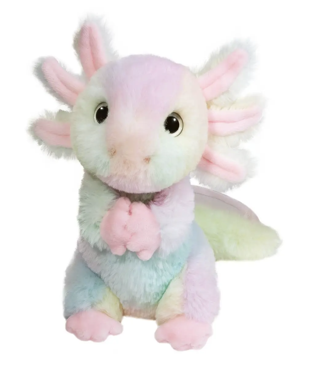 Douglas Toys Mini Gillie Soft Axolotl Plush Stuffed Animal Toy, 7" tall