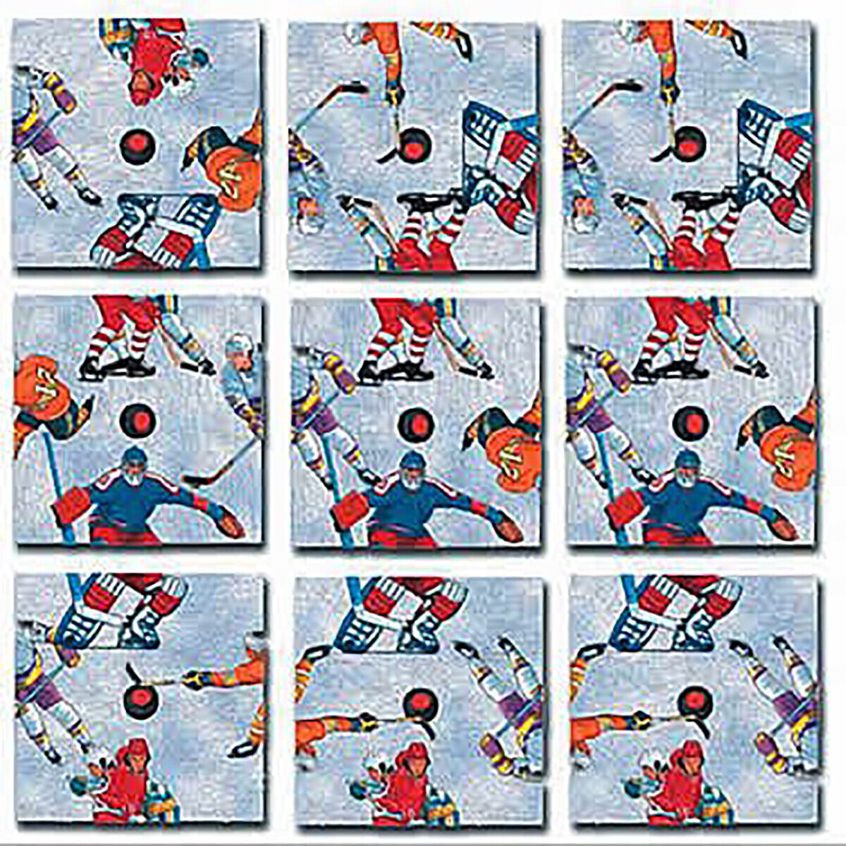 B Dazzle Scramble Squares: Hockey (9 pieces)