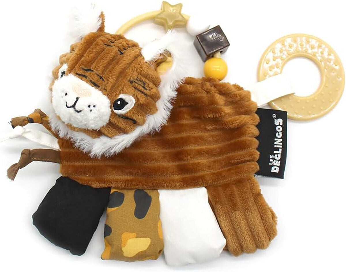 Deglingos Activity Rattle Speculos - Tiger -Teething Ring