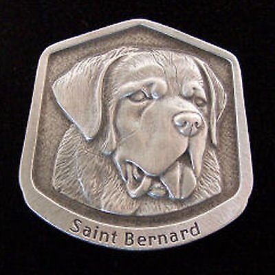 Saint Bernard Fine Pewter Dog Breed Ornament