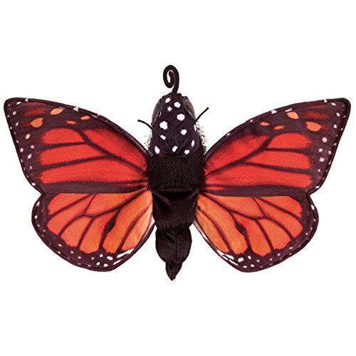 Folkmanis Monarch Life Cycle Reversible Hand Puppet Plush