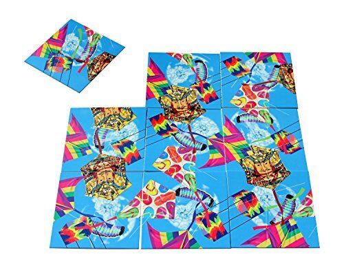 B Dazzle Kites Scramble Squares 9 Piece Puzzle