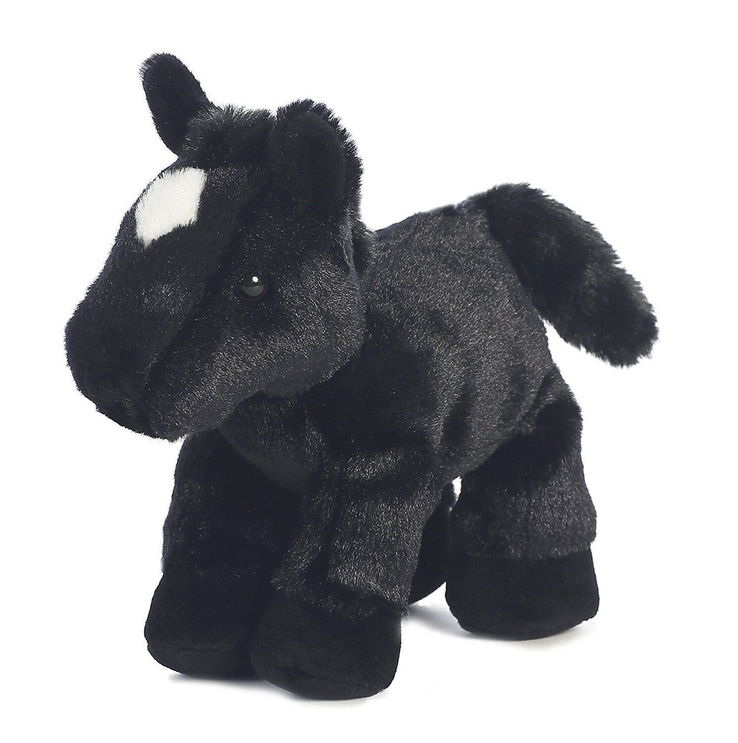 Aurora Plush Beau Black Horse Mini Flopsie 8"