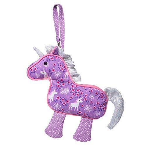 Douglas Toys Fantasy Garden Purple Unicorn Wristlet Purse Sillo-ette
