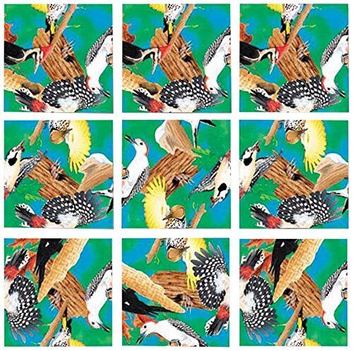 B Dazzle Woodpeckers Scramble Squares 9 Piece Puzzle