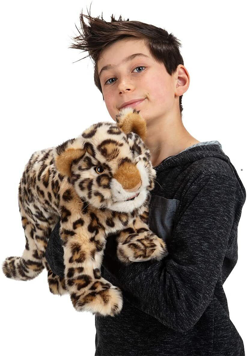 Folkmanis Leopard Cub Hand Puppet, 18"