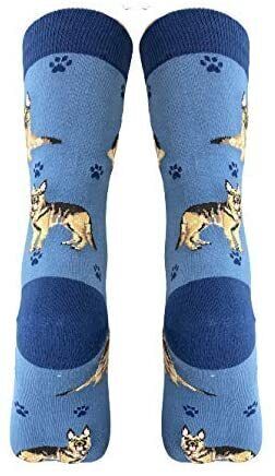 Happy Tails German Shepherd Dog Lover Socks - One Size Fits Most
