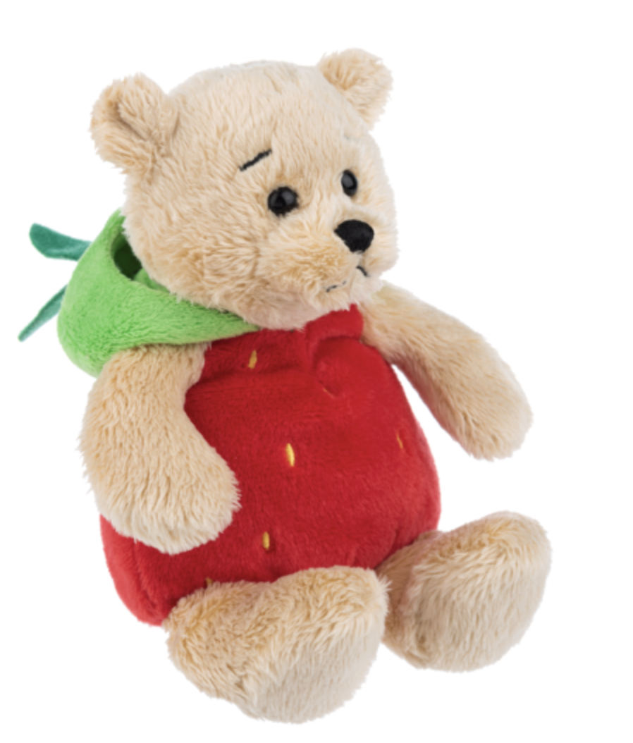Ganz Wee Bears Strawberry Plush Stuffed Animal Toy, 7"