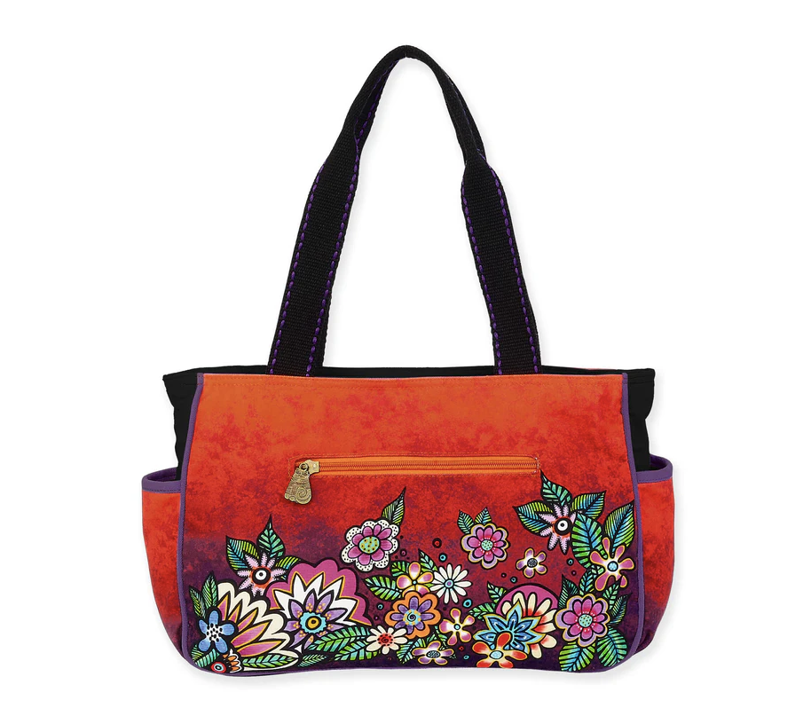 Sun'N'Sand Laurel Burch Large Chant D'Oiseau Medium Tote Bag, 15" x 4" x 10"