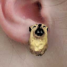 Conversation Concepts Wolf Timber Earrings Post