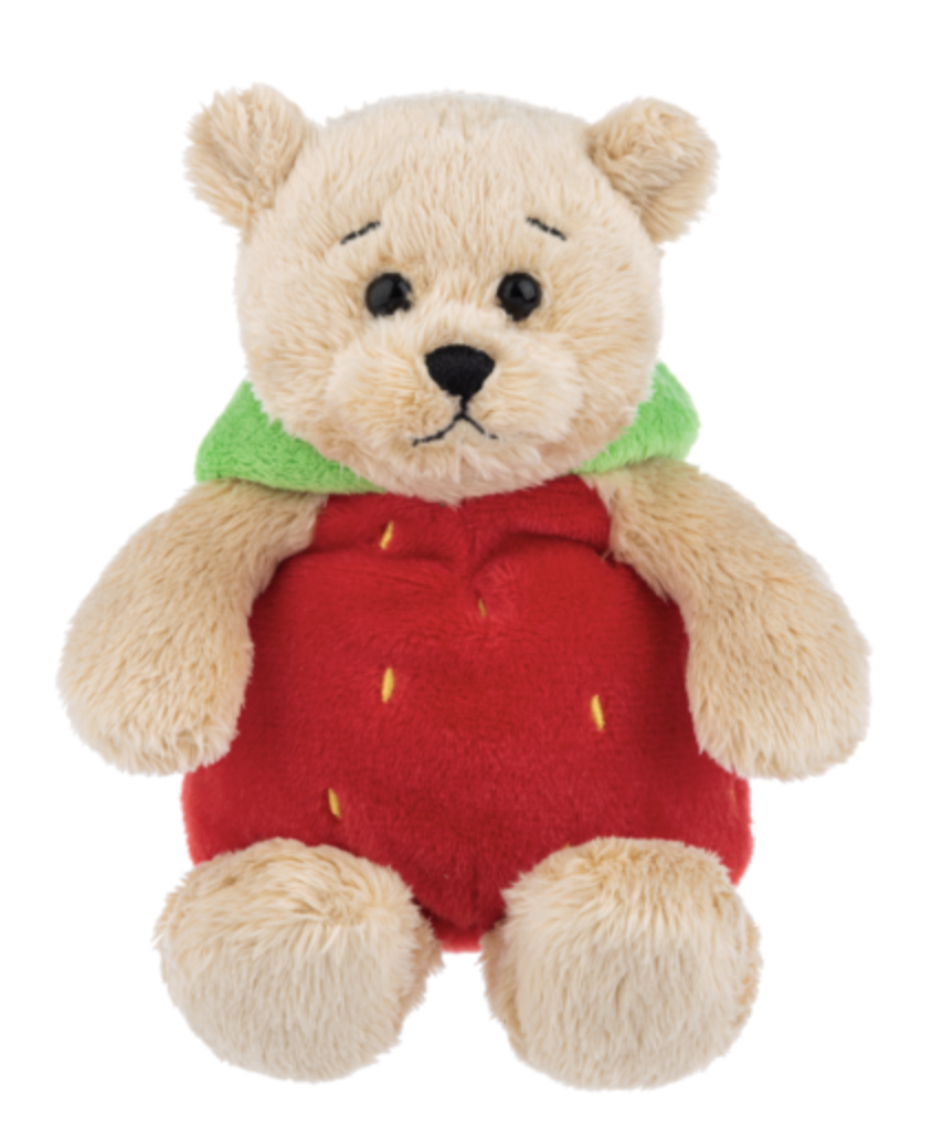 Ganz Wee Bears Strawberry Plush Stuffed Animal Toy, 7"