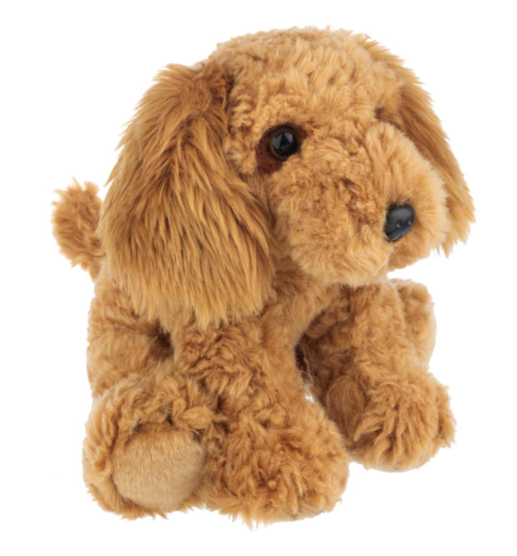 Ganz Heritage Collection Golden Brown Cockapoo Dog Plush Stuffed Animal Toy, 12"