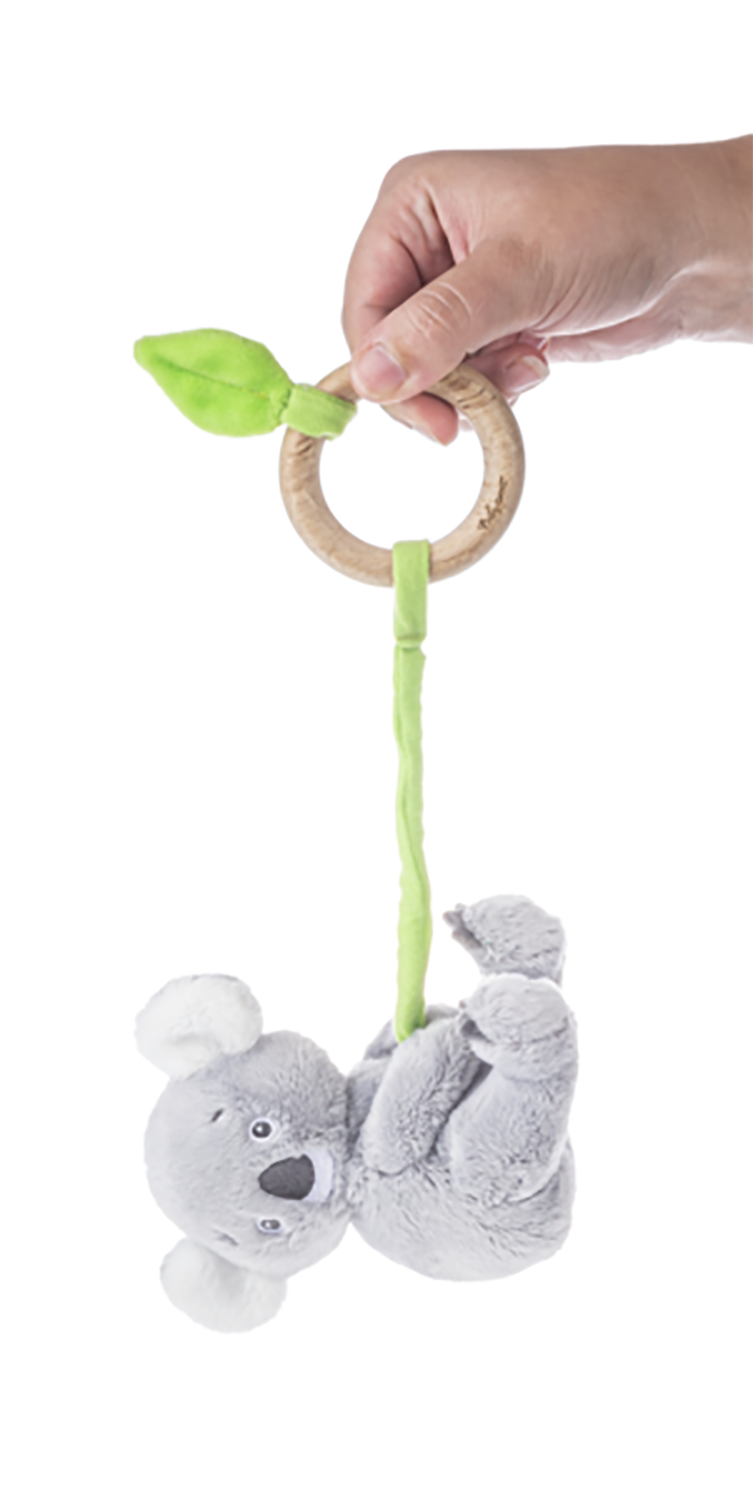 Baby Ganz Kuddles Koala Skitter Critter Pull Down Plush Stuffed Animal Toy, 5"