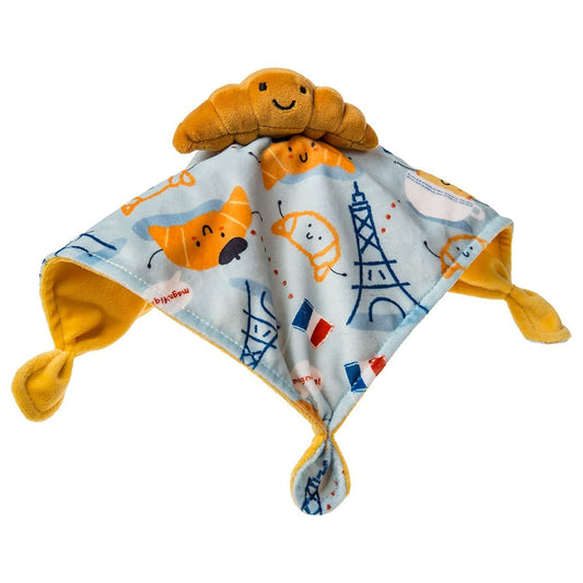Mary Meyer Sweet Soothie Security Blanket, 10 x 10-inches, Croissant