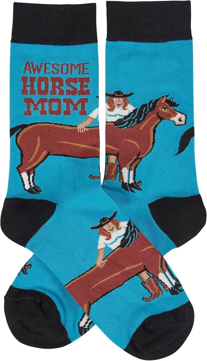 Primitives by Kathy Socks - Awesome Horse Mom Socks, One Size, Unisex
