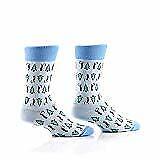 Yo Sox Men's Crew Sock, Axe and Tree Fits Shoe Size 7-12.