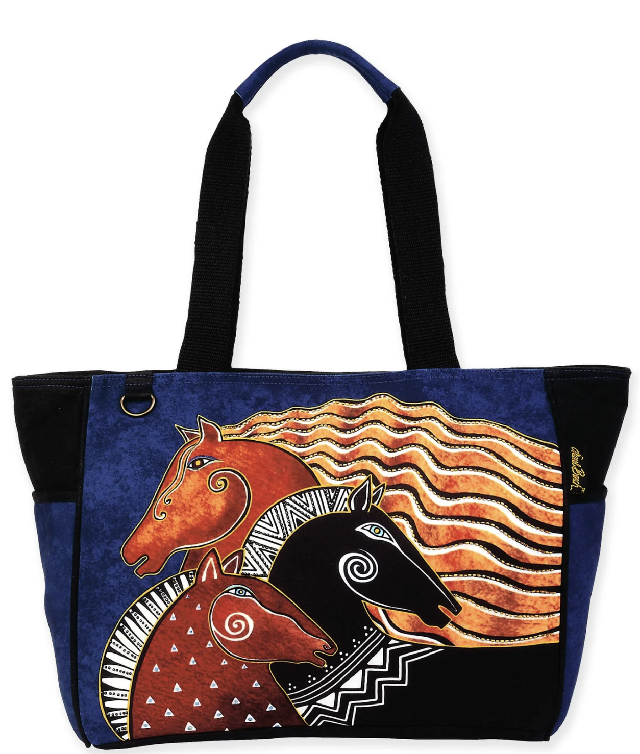 Sun'N'Sand Midnight Mares Blue Tote Bag, 20'' x 5'' x 12''