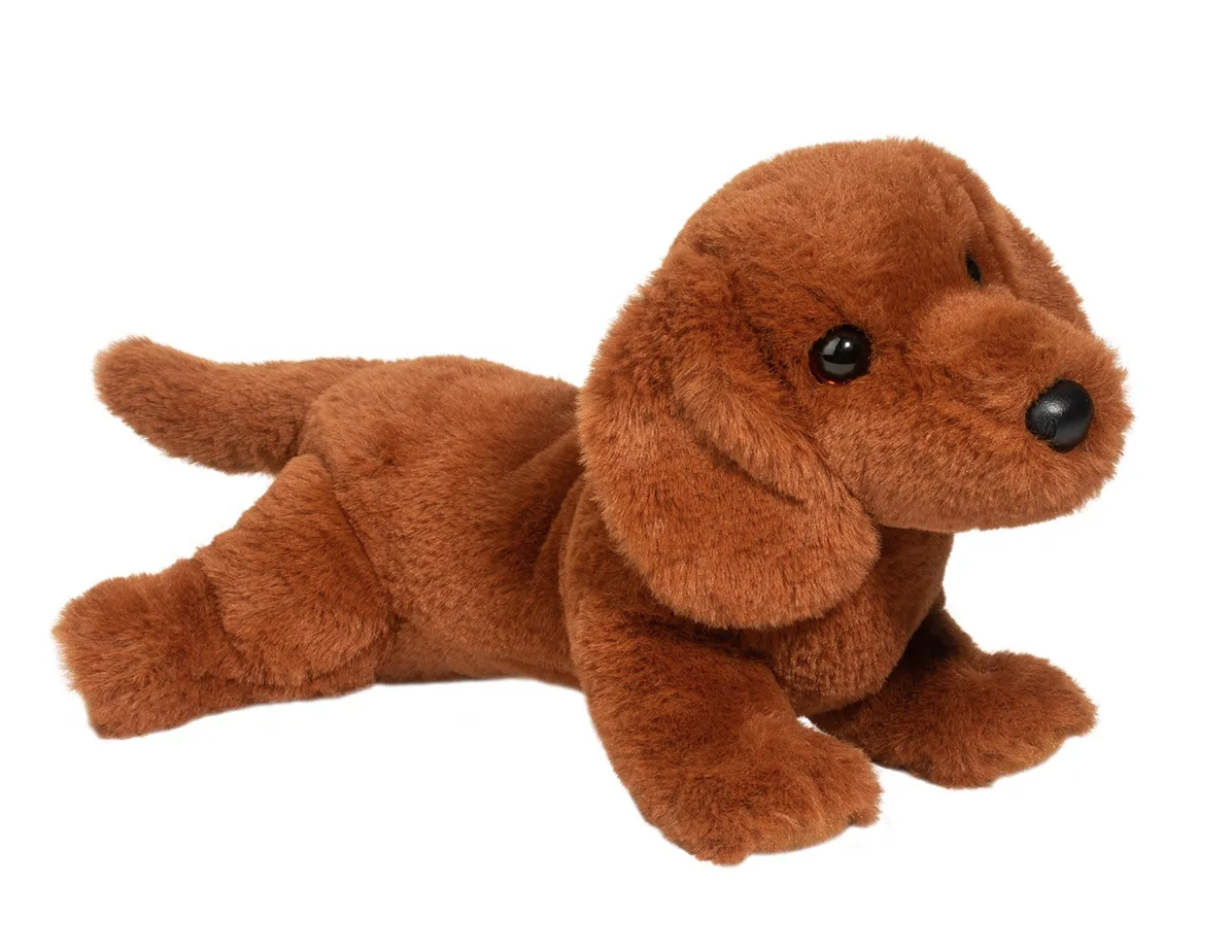 Douglas Delanie Soft Dachshund Plush Stuffed Animal, 12" Long