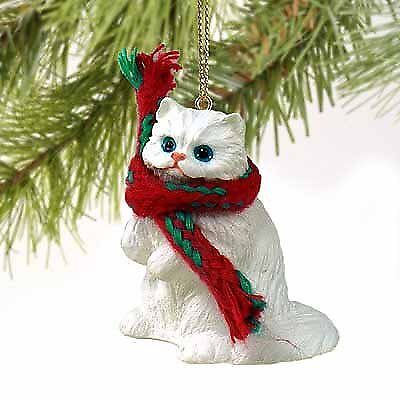 Persian Cat Tiny Miniature One Christmas Ornament - DELIGHTFUL!