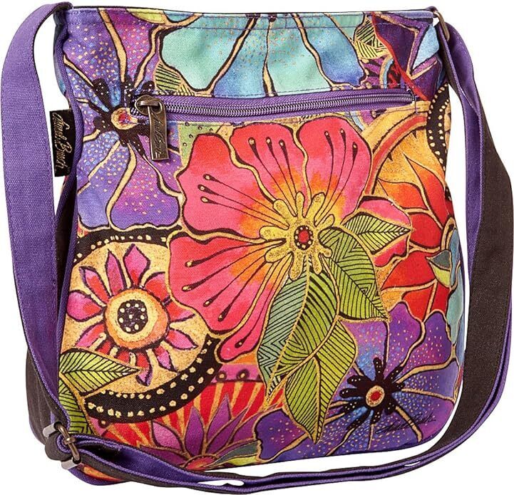 Laurel Burch Floral Crossbody Bag (Multi)
