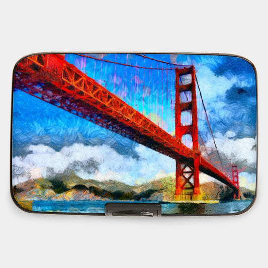 Golden Gate Bridge RFID Armored Credit Card and Cash Wallet