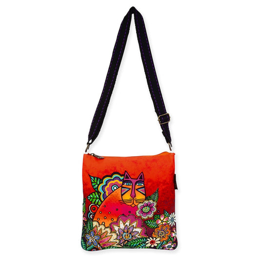 Sun'N'Sand Laurel Burch Medium Chant D'Oiseau Crossbody Tote Bag, 8" x 10"